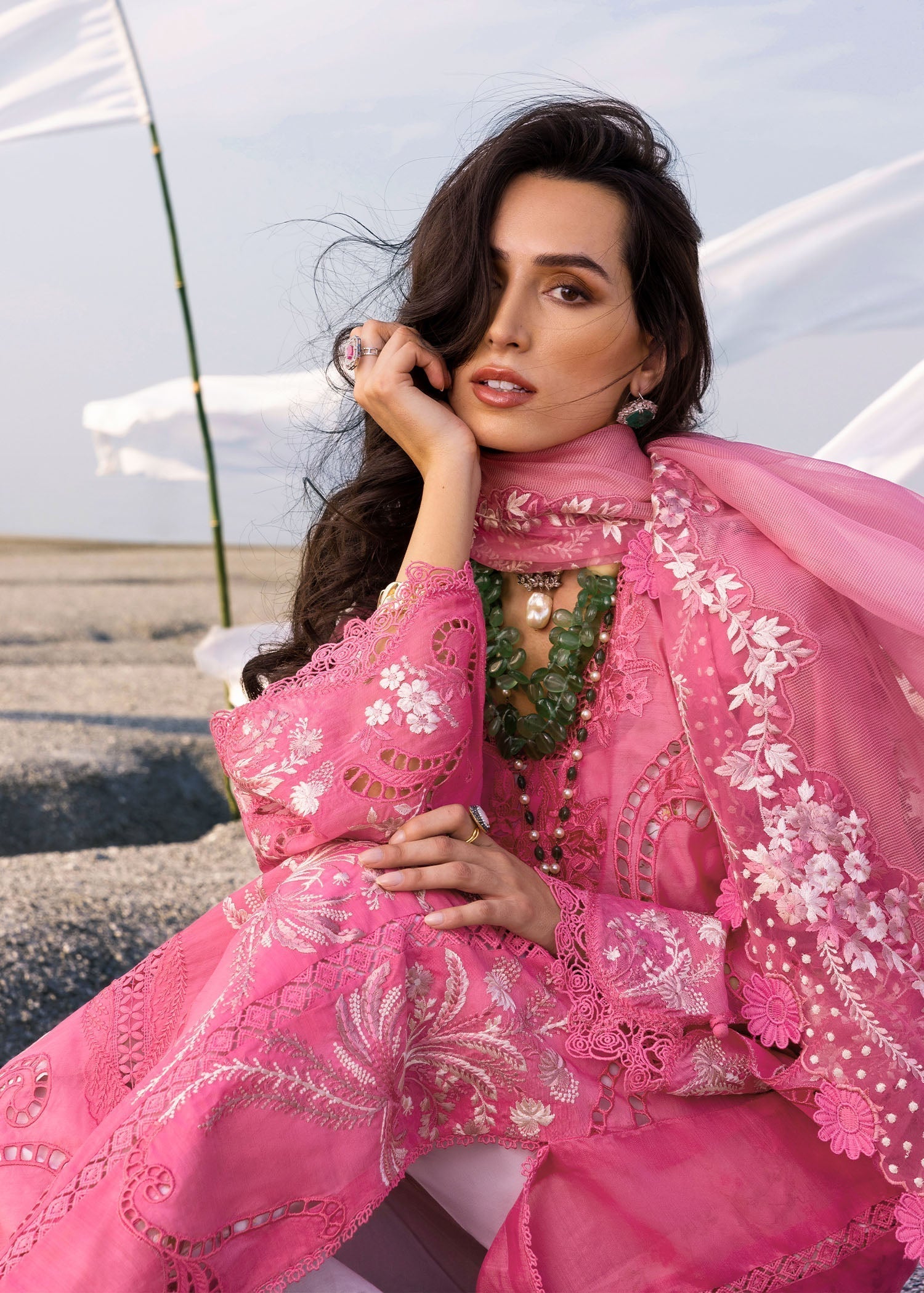 Saira Shakira Luxury Lawn Unstitched 3Pc Suit SAMARA-B Ayla's Atelier